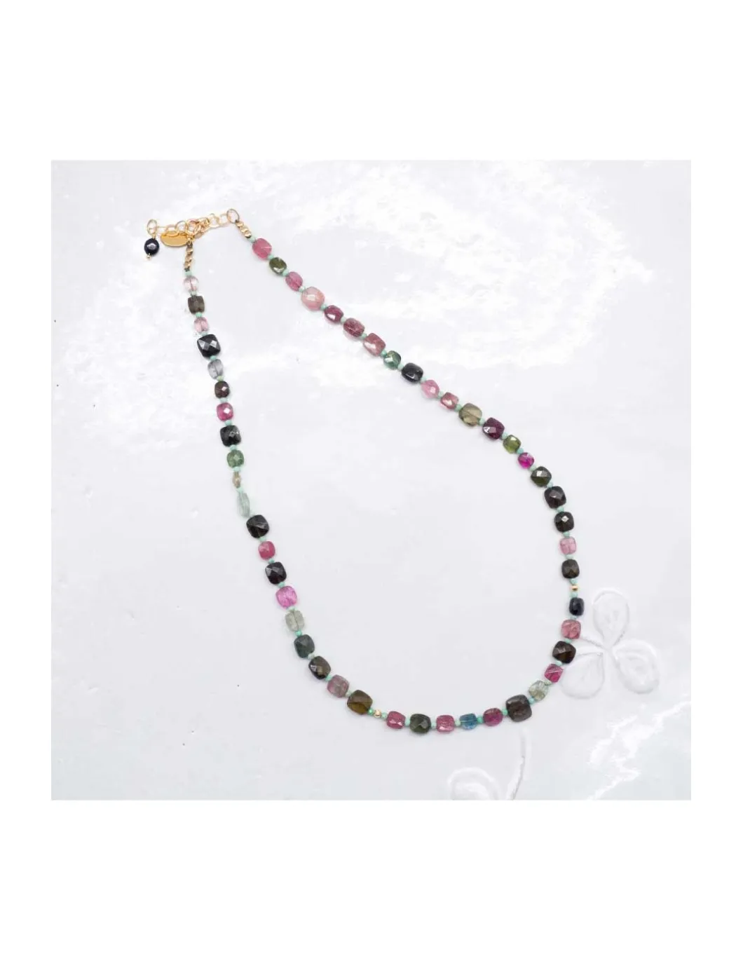 BARBS - COLLIER TOURMALINES ET TURQUOISES