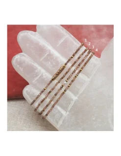 BASICS - BRACELET ANDALOUSITES AU CHOIX (45€ À 63€)