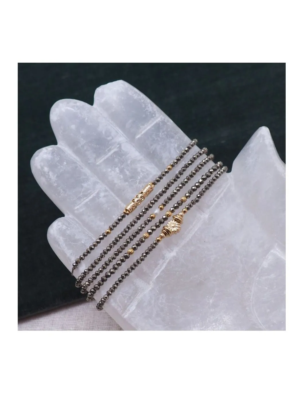BASICS - BRACELET PYRITES AU CHOIX (23€ À 59€)
