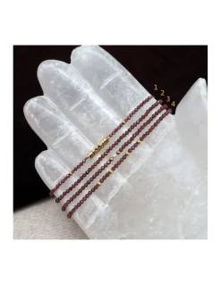 BASICS - BRACELET RHODOLITES AU CHOIX (26€ À 60€)
