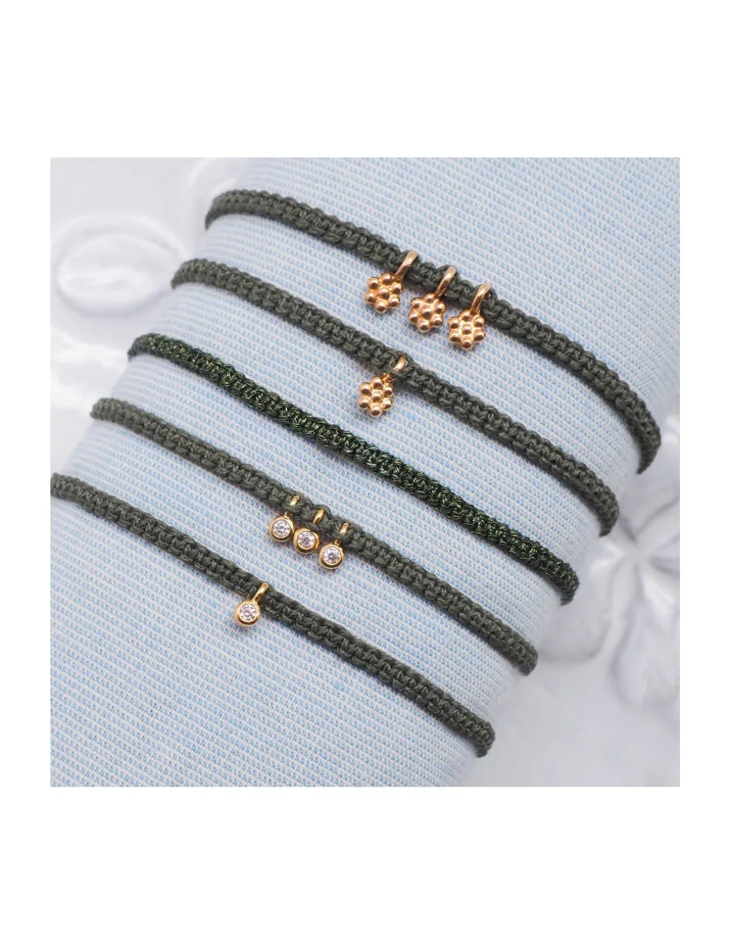 BEST - BRACELET MACRAME KAKI AU CHOIX (de 60€ à 96€)