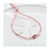BIANCA - BRACELET TOURMALINE PICASSO ET PERLES D'EAU DOUCE SUR TRESSE LUREX