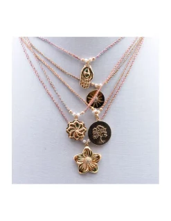 BIANCA - COLLIER MÉDAILLE ARBRE PORTE BONHEUR