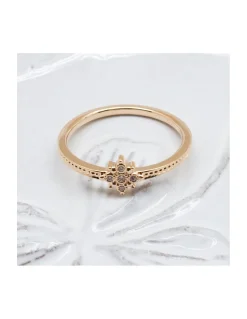BINGO - BAGUE CARDINAL PLAQUÉE OR ET ZIRCONS