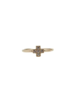 BINGO - BAGUE CROIX ZIRCONS