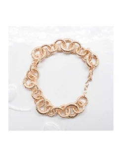 BINGO - BRACELET CHAÎNE GUILLOCHÉE ET FERMOIR BÂTON