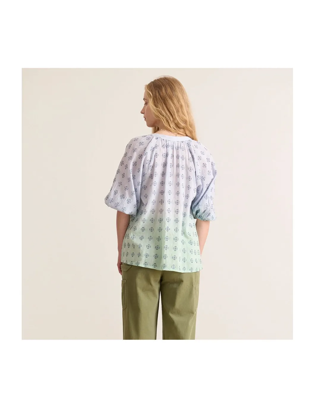 BLOUSE NEROLI - BLEUE