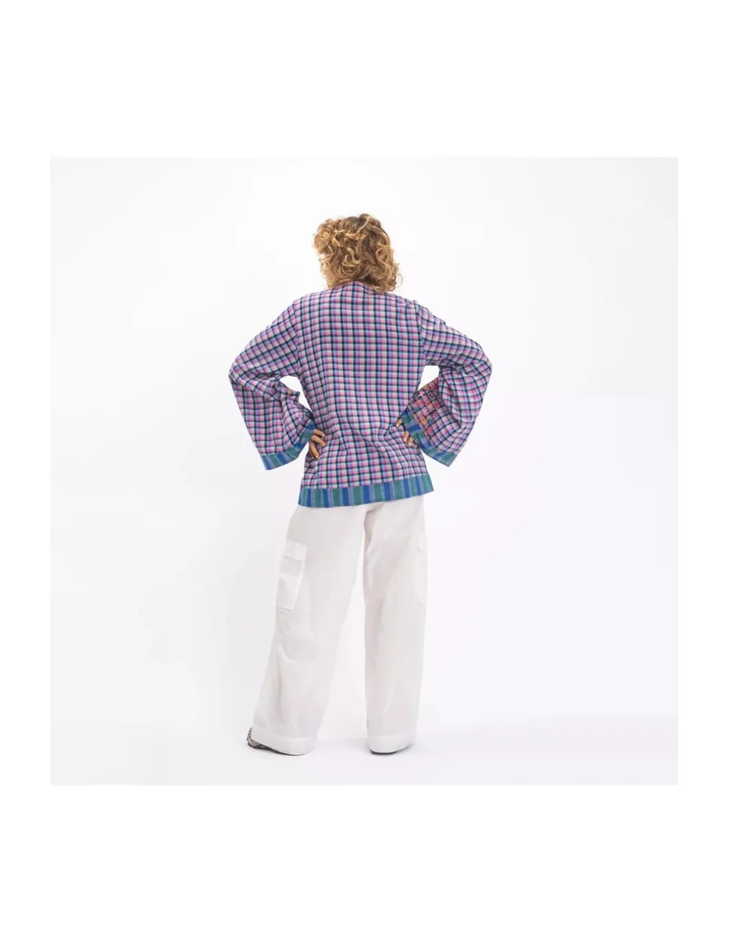 BLOUSE SITA - BLEUE