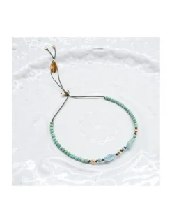 BLUE STORM - BRACELET TURQUOISES ET ZIRCONS BLEUS