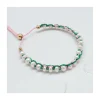 BRACELET - ROMY 2 - VERT ET ROSE