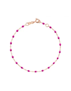 BRACELET CLASSIQUE OR ROSE - GIGI - ROSE BONBON