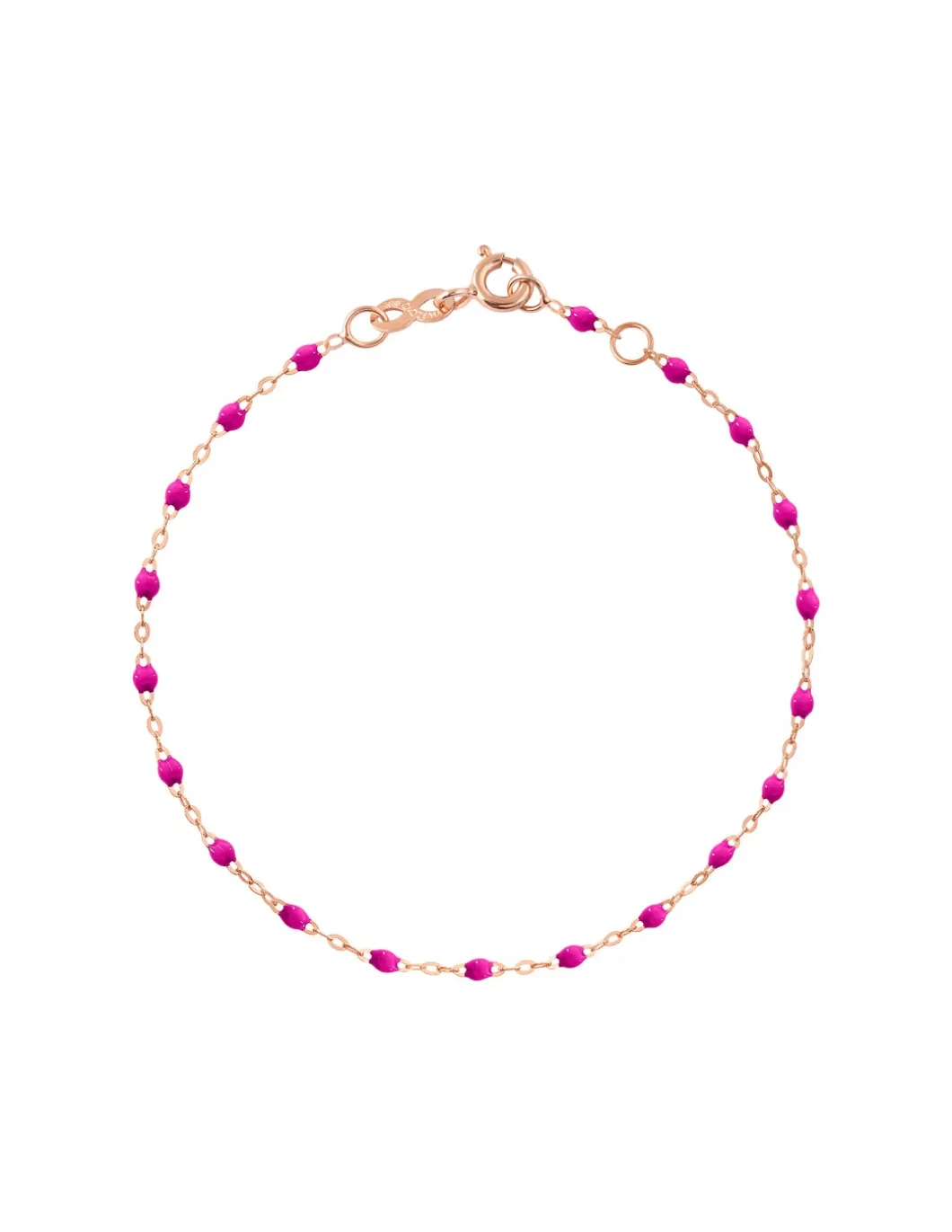 BRACELET CLASSIQUE OR ROSE - GIGI - ROSE BONBON