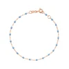 BRACELET CLASSIQUE OR ROSE - GIGI - BLEU CIEL