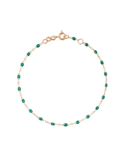BRACELET CLASSIQUE OR ROSE - GIGI - TONS VERTS