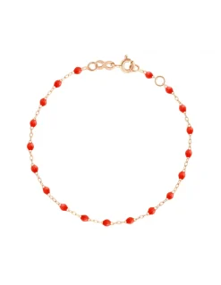 BRACELET CLASSIQUE OR ROSE - GIGI - TONS ROUGES