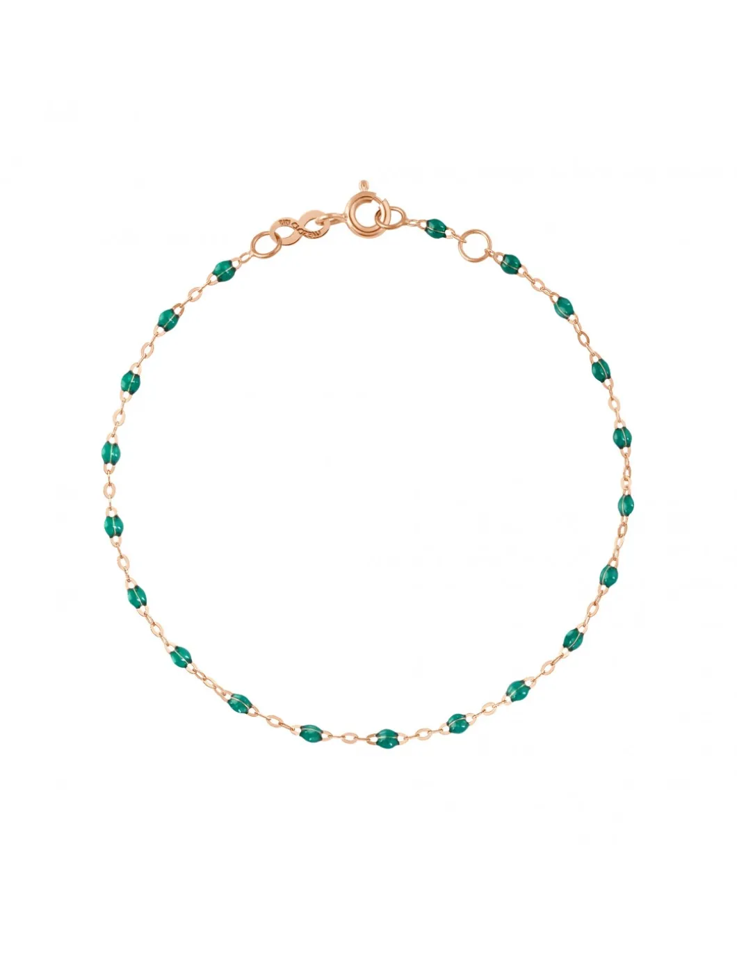 BRACELET CLASSIQUE OR ROSE - GIGI - TONS VERTS