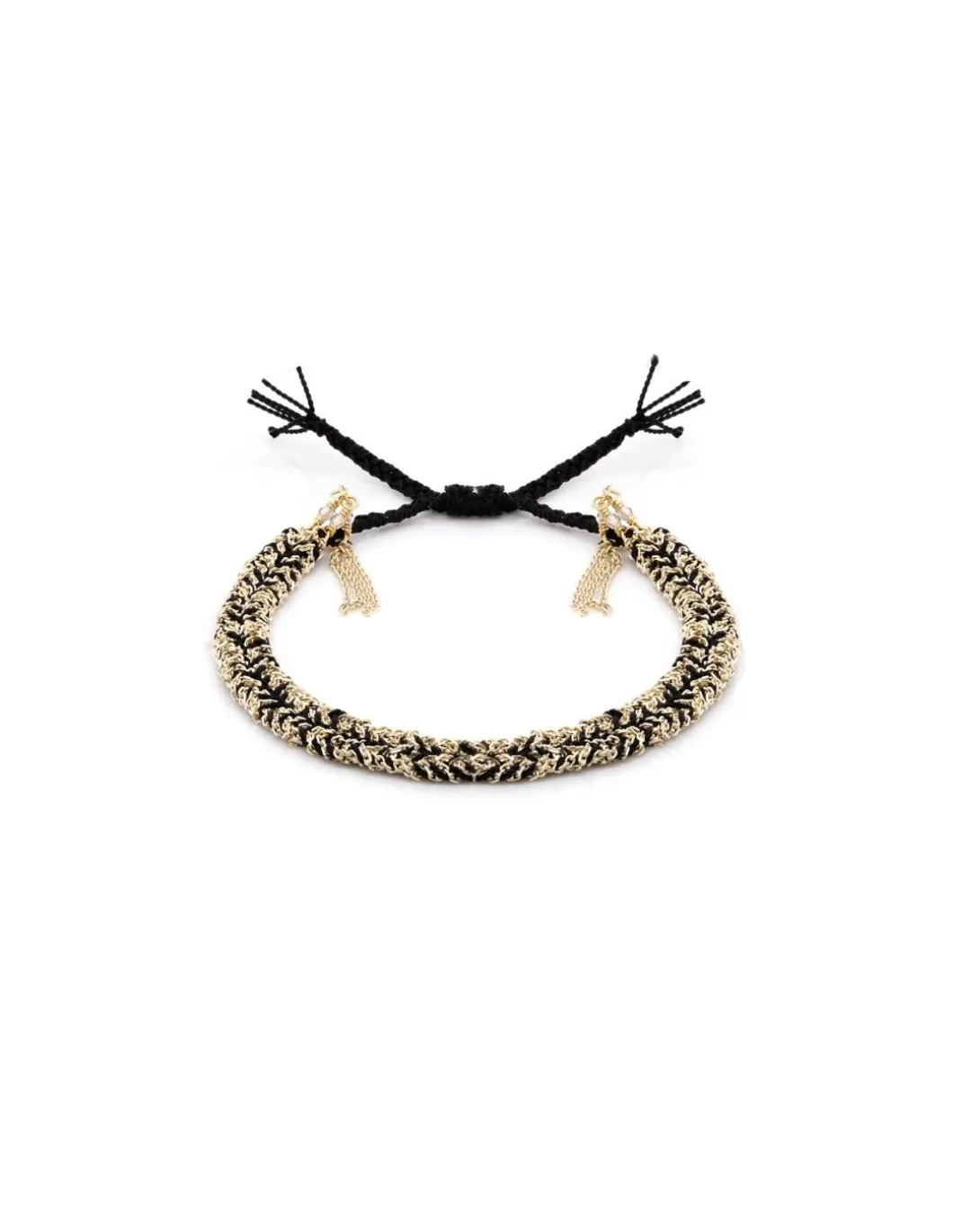 BRACELET N°183 - GOLD / BLACK