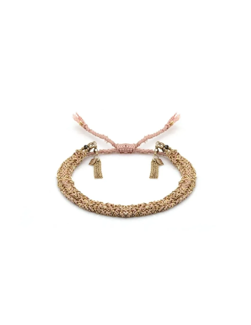 BRACELET N°183 - GOLD / NUDE