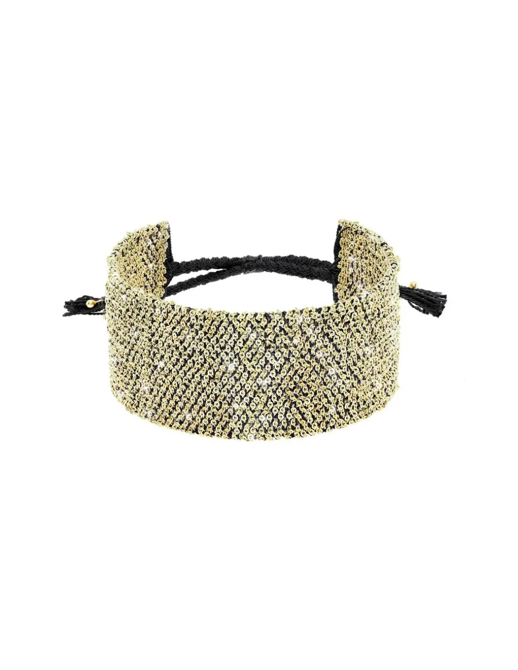 BRACELET N°829 - GOLD BLACK
