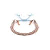 BRACELET N°183 - PINK GOLD / AQUA