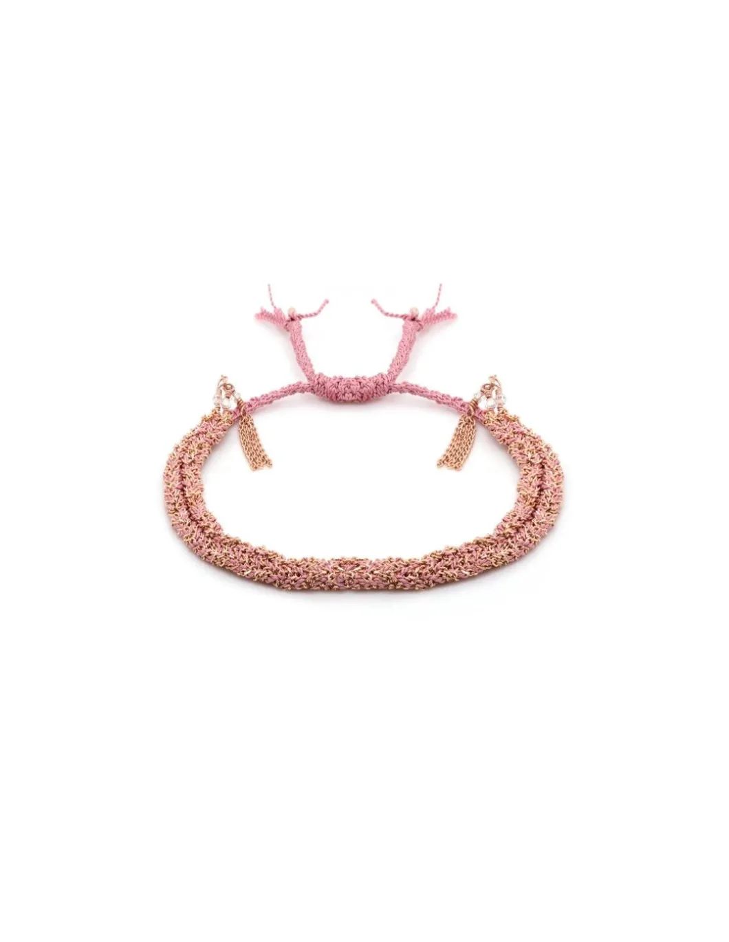BRACELET N°183 - PINK GOLD / PINK