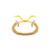 BRACELET N°183 - PINK GOLD / YELLOW