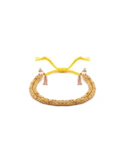 BRACELET N°183 - PINK GOLD / YELLOW