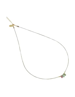 BROWNISH - COLLIER GOUTTES TOURMALINES