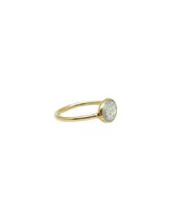 BY JOHANNE - DIWALI - BAGUE LABRADORITE - PETIT MODÈLE