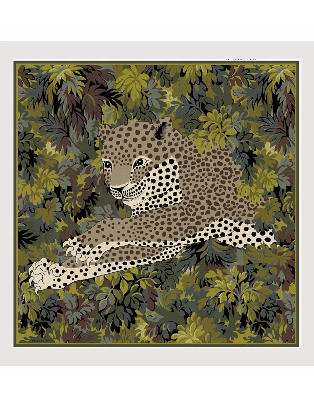 CARRE SOIE - MIKE - KHAKI