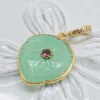 CHARM - BLOSSOM COEUR, CHRYSOPRASE ET GRENAT