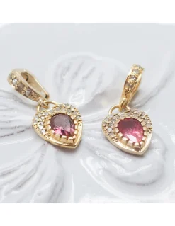 CHARM - COEUR, TOURMALINE ET DIAMANTS