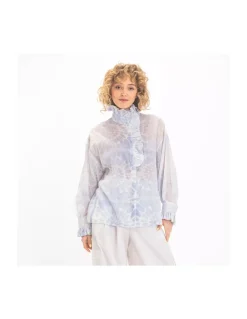 CHEMISE SHAKTI BLEUE