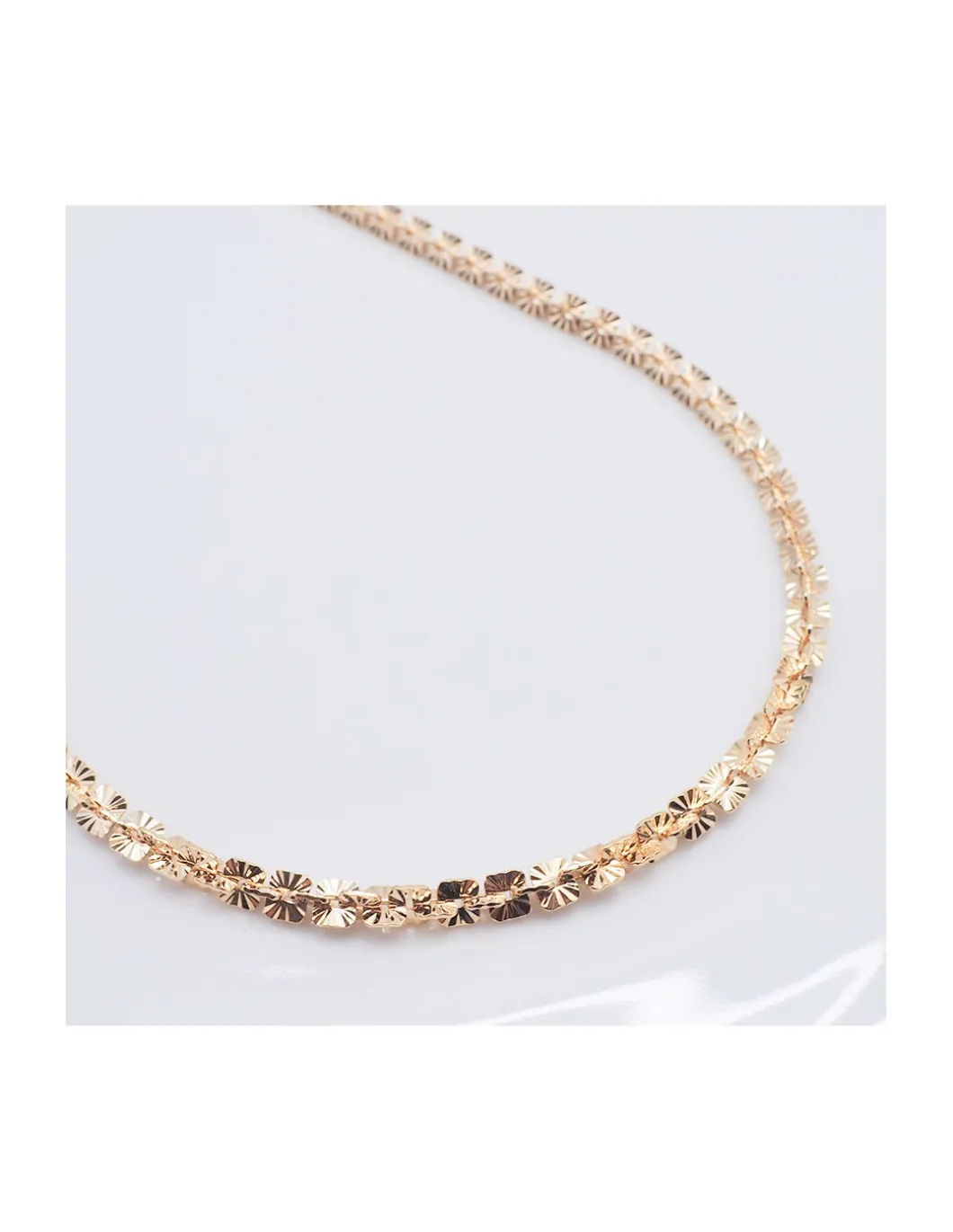 COLLIER CHAINE INCROYABLE - 45CM PLAQUÉE OR