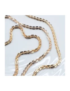 COLLIER CHAINE INCROYABLE - 45CM PLAQUÉE OR