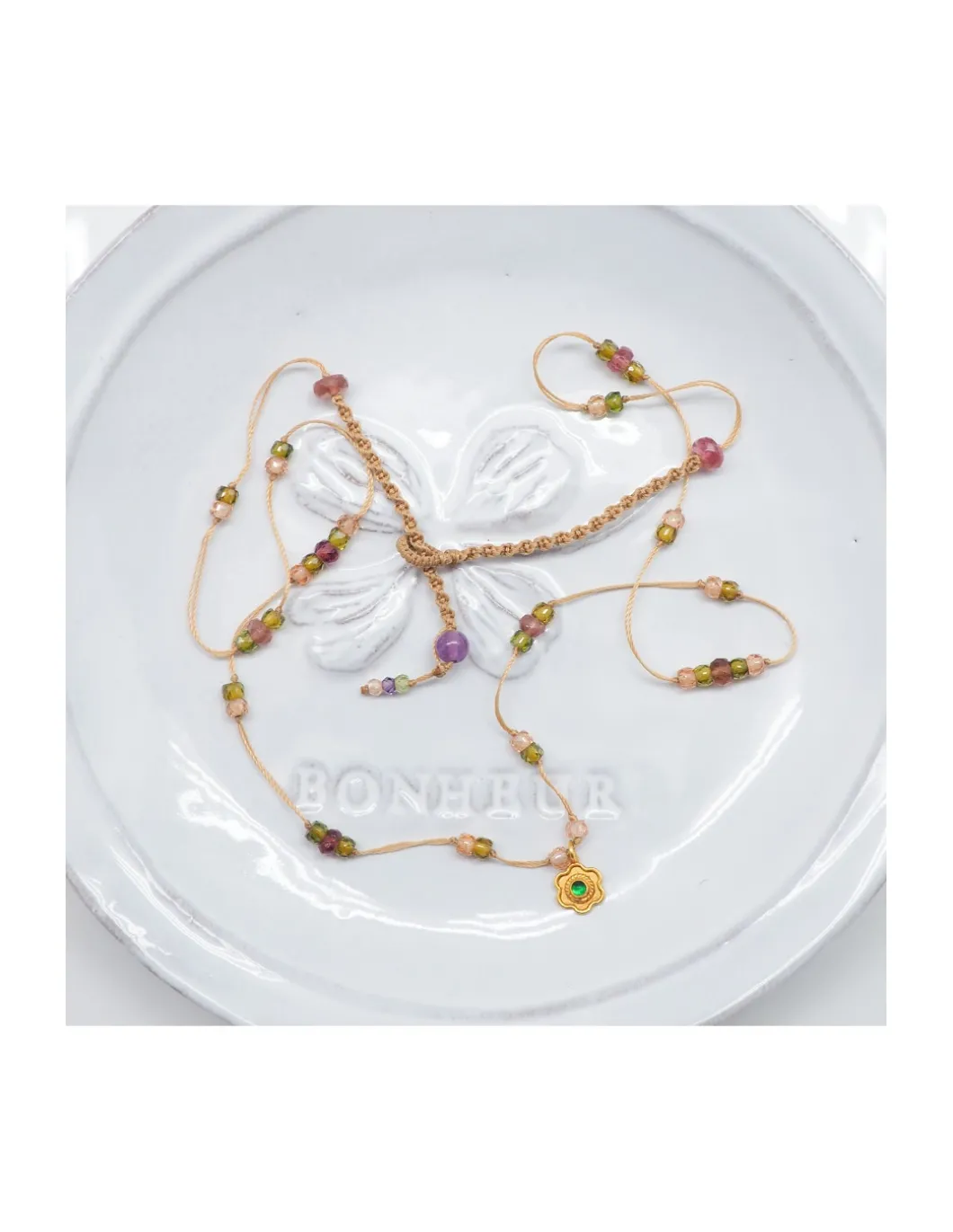 COLLIER COURT GOLDI FLEUR N°898
