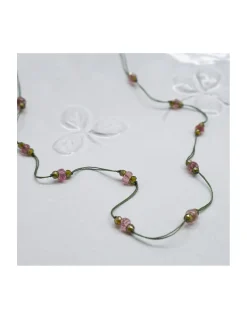 COLLIER COURT MIX DE PIERRES SEMI-PRÉCIEUSES - N°651
