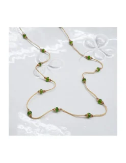 COLLIER COURT MIX DE PIERRES SEMI-PRÉCIEUSES - N°587