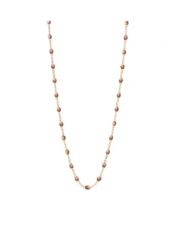 COLLIER RAS DE COU OR ROSE 42CM- GIGI - CUIVRÉ OU QUARTZ