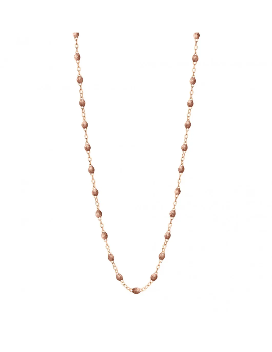 COLLIER RAS DE COU OR ROSE 42CM- GIGI - CUIVRÉ OU QUARTZ
