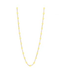 COLLIER RAS DE COU OR ROSE 42CM- GIGI - TONS JAUNES
