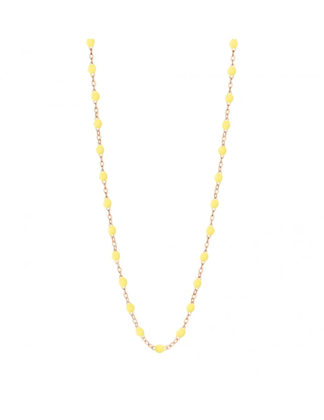COLLIER RAS DE COU OR ROSE 42CM- GIGI - TONS JAUNES