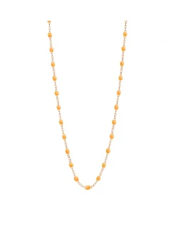 COLLIER RAS DE COU OR ROSE 42CM- GIGI - TONS ORANGES