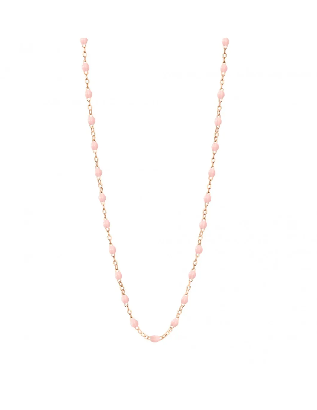 COLLIER RAS DE COU OR ROSE 42CM- GIGI - TONS ROSES