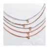 DAISY - COLLIER CORDONS LUREX, UNE FLEUR (CORDON AU CHOIX)