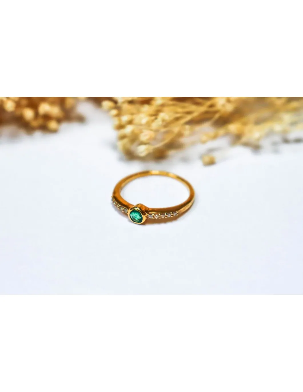 DIAPERIS - BAGUE JEYA - ÉMERAUDE / DIAMANTS