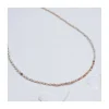 EVERGREEN - COLLIER GIGI GOLD ZIRCONS