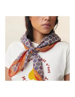 FOULARD EN COTON - 715 - MOCHA