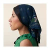 FOULARD EN COTON - 652 - NAVY BLUE