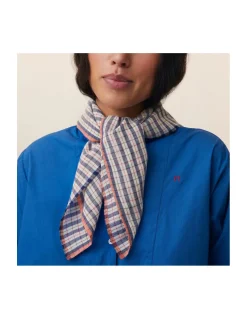 FOULARD EN COTON - 765 - NAVY BLUE
